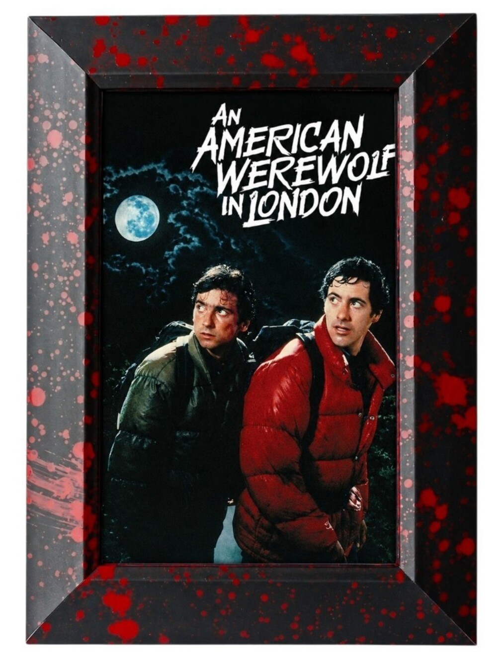 Vintage Horror Bloody Halloween An American werewolf In London Framed Art Print